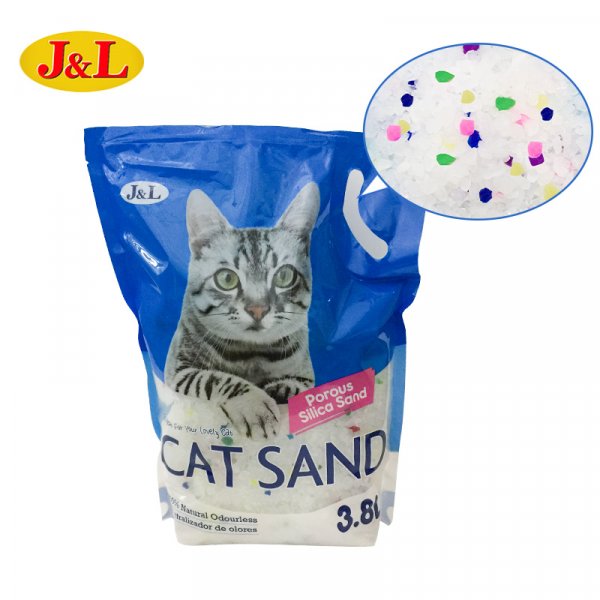 Different color silica gel cat litter,blue indicator silica gel cat